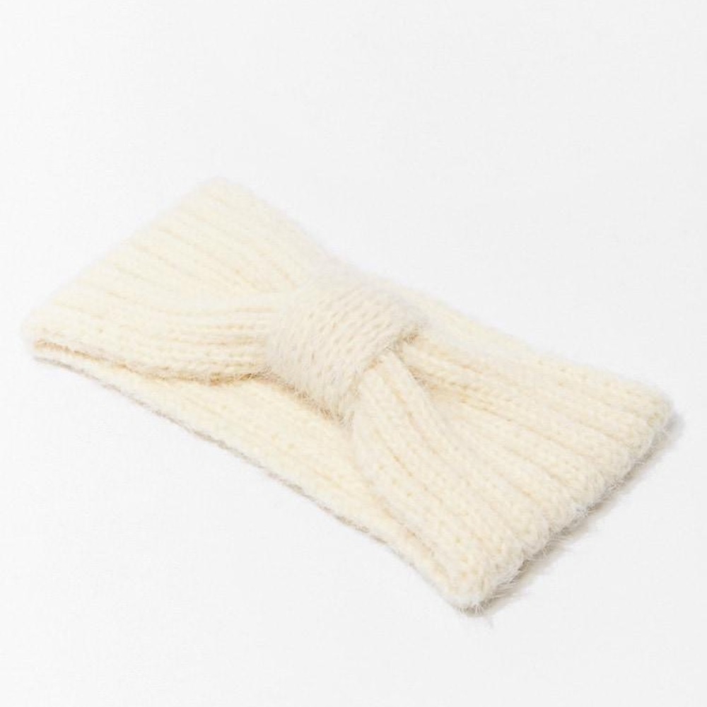 FOREVER21 Bow Cream Natural Chic Winter Headwrap | NWT | One Size Fits All